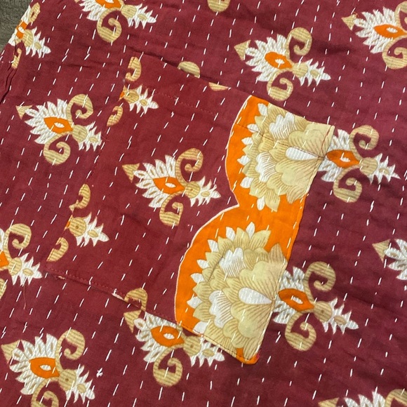 Imported 100% Handmade Pull over Tunic Reversible top - Picture 2 of 6